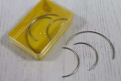 £2.50 • Buy Curved Repair Quilting Upholstery Sewing Needles Assorted Pack X3