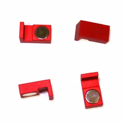 (Red) Magnetic Parallel Keepers HXH Holders. Dual Magnets! ViseCNC Kurt • $25.98