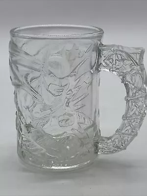 McDonald's Batman Forever 1995 DC Comics Glass Cup Mug Coffee Handle Vintage • $7.95