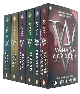 Richelle Mead Vampire Academy Series Books 1 - 6 Collection Set • £23.70