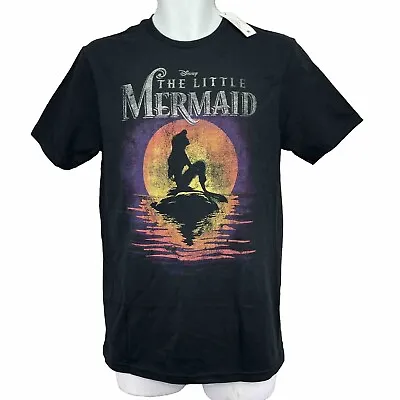 NEW! The Little Mermaid T Shirt/ Men’s (S) Black DISNEY 100% Cotton NWT • $11.99