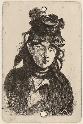 After Édouard Manet (1832-1883) Portrait Of Morisot 1910 Etching On Paper • $743.99
