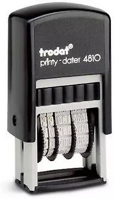 Printy 4810 Self Inking Date Stamp - Day Months (In Letters) Year - Black Ink  • £8.23