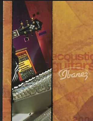 Ibanez Acoustic Guitars Catalog 2004 Steve Vai Euphoria Masa Talman Artwood • $14.18