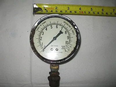 Vintage Jas P. Marsh Corporation Pressure Gauge Antique Gauge Industrial • $38