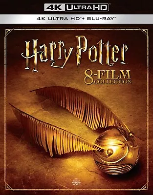 Harry Potter Complete 8-film Collection 4K UHD Blu-ray Daniel Radcliffe NEW • $96