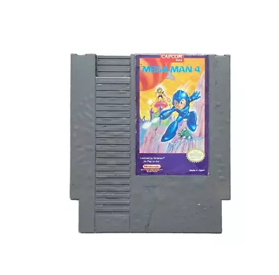 Mega Man 4 (Nintendo NES 1991) CART ONLY TESTED Free Shipping • $46.79