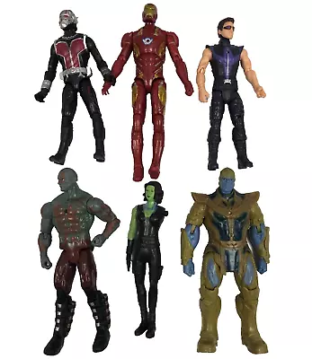 Marvel Toy Figures Iron Man Antman Hawk Eye Thanos Drax 18CM C21 O80 • £5.95