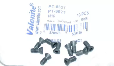 Lot Of 10 New Valenite Insert Face Mill Screws PT-962T • $19.90