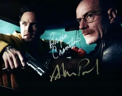 Bryan Cranston Aaron Paul Autographed 8x10 Picture Signed Photo And COA • $75.03