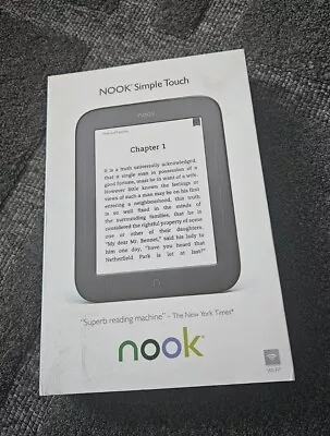 Nook Simple Touch E-reader - Model No. BNRV300 - B • £25