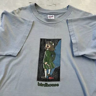 Vintage 90s Birdhouse Hookups Skateboarding Skate Tee Shirt Anvil Tag Very Rare! • $550
