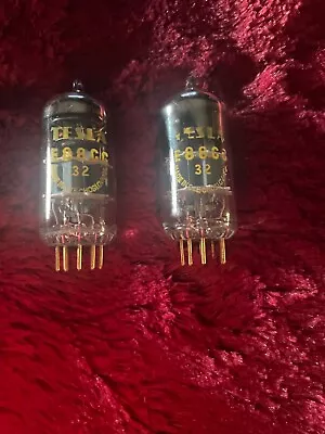 Tesla E88CC/6922 Tubes  [1 Pair] [1967]  GOLD GRIDS • £109.27