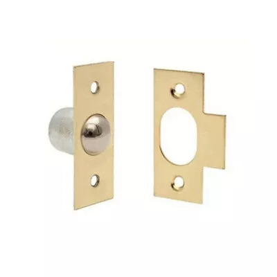 £3.26 • Buy Bales Ball Door Catch 19mm Brass With Screws - Roller Ball Latch