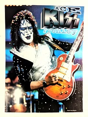 Kiss / Ace Frehley Live / Magazine Full Page Pinup Poster Clipping (12) • £12.34