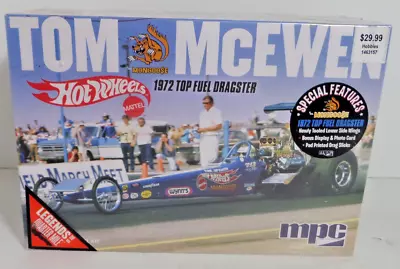Tom McEwen 1972 Dragster 1:25 Scale MPC Hot Wheels MPC855/12 Vintage Sealed • $30.32