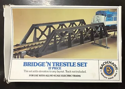 Bachmann 17pc Bridge 'N Trestle Set - HO Scale - MIB SEALED BAGS W/ Instructions • $17.99