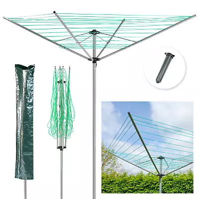 Kct Outdoor Rotary Washing Line Clothes Airer Folding Laundry Dryer Garden • £25.95