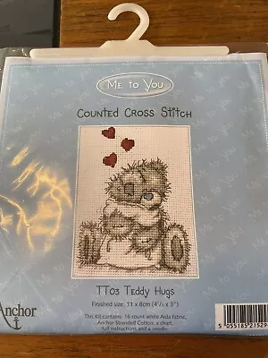 Me To You Counted Cross Stitch Teddy Hugs • £0.99