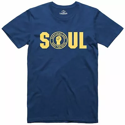 £9.99 • Buy Northern Soul - Soul Logo Music Mens Regular Fit Cotton T-Shirt 