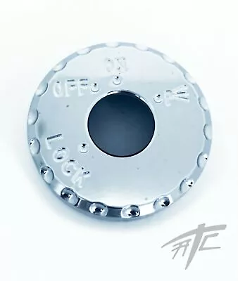 $39.99 • Buy Zx-14 Chrome Diamond Cut “zx” Engraved Key Cover 2006 Kawasaki Zx-14