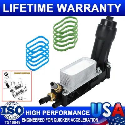 Engine Oil Cooler Filter Housing Assembly For Dodge Chrysler Jeep 2011-2013 3.6L • $63.95