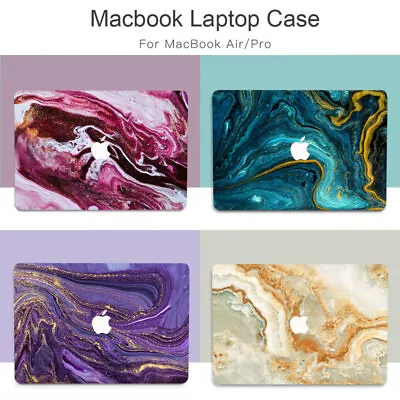 Liquid Marble Hard Laptop Case For Macbook M3 Air 13 12 11 Pro 14 15 16 In Cover • £22.79