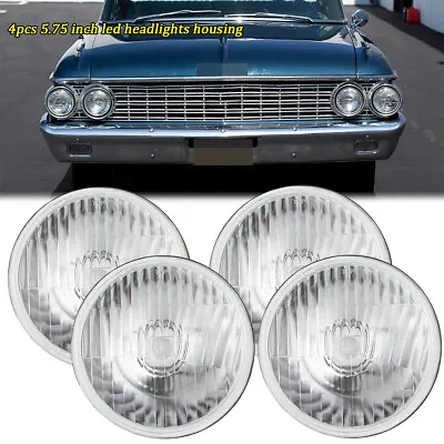 5.75  5-3/4 Inch Round LED Headlights Hi-Lo Housing For Ford 500 1962-74 Galaxie • $86.65
