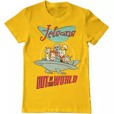 Vtg The Jetsons - Out Of This World Cotton Yellow All Size Unisex Shirt • $17.99