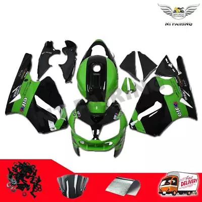 NTUA Injection Green Black Plastic Fairing Fit For Kawasaki 2002-2006 ZX12R A012 • $379.99