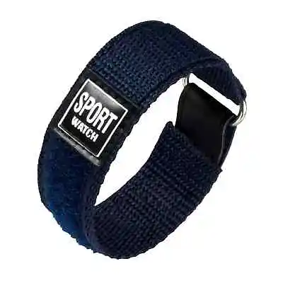 Watch Strap Touch Fastener Nylon Blue From Eulit - 0 25/32in - Replacement Strap • $10.38