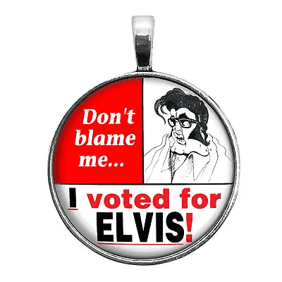 Elvis Button Reproduction Necklace Key Ring Cufflinks Tie Clip Ring Earrings • $12.95