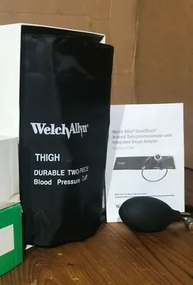 NEW Welch Allyn DuraShock Aneroid Sphygmomanometer Thigh 2-Piece Cuff DS45-13CB • $92.95