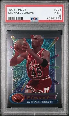 Michael Jordan 1994-95 Topps Finest #331 PSA 9 Mint Chicago Bulls HOF • $179.99