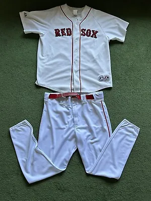 Majestic Authentic MLB Boston Red Sox Baseball Jersey XL & Pants 42 32 09 • $39.99
