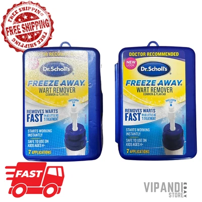 $29.99 • Buy Dr. Scholls Freeze Away Wart Remover 7 Applications Pack Of 2 - EXP 10/2023