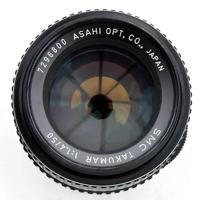 Asahi Pentax SMC Takumar 50mm F1.4  Super Sharp Manual Focus Lens Mint- • £159