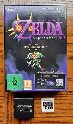 The Legend Of Zelda Majora's Mask Special Edition Nintendo 3DS CIB Near Mint • £85.99