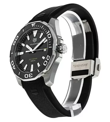 Tag Heuer Aquaracer Black 43mm Men’s Watch WAY101A.FT6141 (USED) • £483