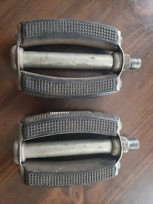 Vintage 70s Bike Pedals Made In Germany 24 Inch Columbia Schwinn Murray Survivor • $12