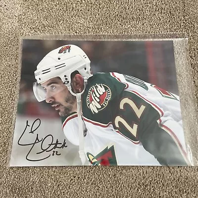 CAL CLUTTERBUCK Signed 8X10 Photo Minnesota Wild New York Islanders Auto • $9.99