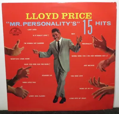 Lloyd Price Mr Personality 15 Hits (vg) Abc-324  Lp Vinyl Record • $6.99
