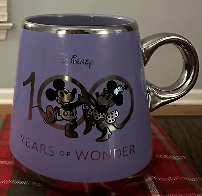 Purple Disney 100 100 Years Of Wonder Mug Mickey Mouse Minnie Mouse • $29.99