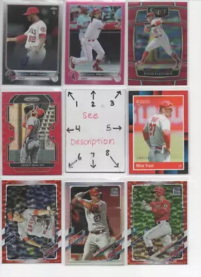 NEW Los Angeles Angels U-PICK Serial #'d JERSEY AUTO Rookies TROUT OHTANI PUJOLS • $1.99