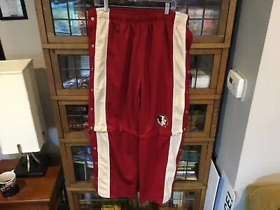 VTG Florida State Seminoles STARTER Snap Button Tear Away Shorts & Pants SZ L • $62.99