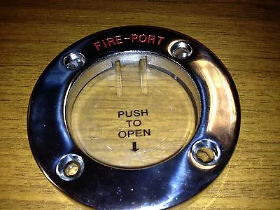 £15.95 • Buy NEW BOAT Marine Cable Gland Fuel Line Fire Extinguisher Port Witches Hat Metal