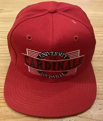 NWOT Vintage Louisville Cardinals SnapBack Hat University Of Louisville Cap • $22.46