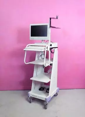 Olympus Compact Trolley TC-C2 Endoscopy Cart Stand Scope Holder W/ 15  Monitor • $849