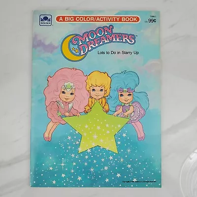 Vintage Moon Dreamers Lots To Do In Starry Up A Big Coloring Book 1987 Hasbro • $19.95