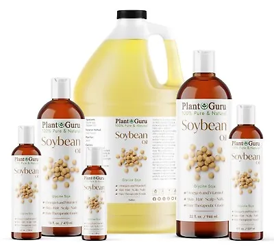 Soybean Oil Cold Pressed REFINED 100% Pure Natural For Skin Hair Face  • $44.40